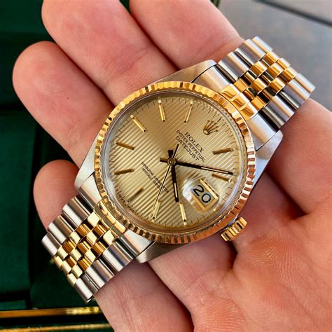 rolex datejust two tone vintage|Rolex Datejust 2 tone price.